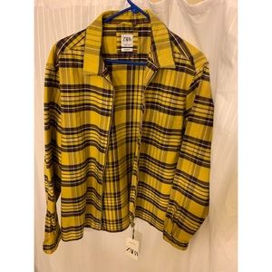 Zara Zip-Up Casual Shirt